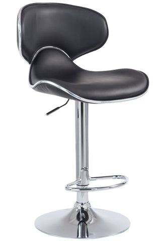TPFLiving Barhocker Las Palmas Gestell Metall in Chromoptik Kunstleder