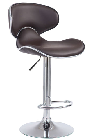 TPFLiving Barhocker Las Palmas Gestell Metall in Chromoptik Kunstleder