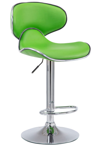 TPFLiving Barhocker Las Palmas Gestell Metall in Chromoptik Kunstleder
