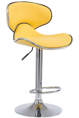 TPFLiving Barhocker Las Palmas Gestell Metall in Chromoptik Kunstleder