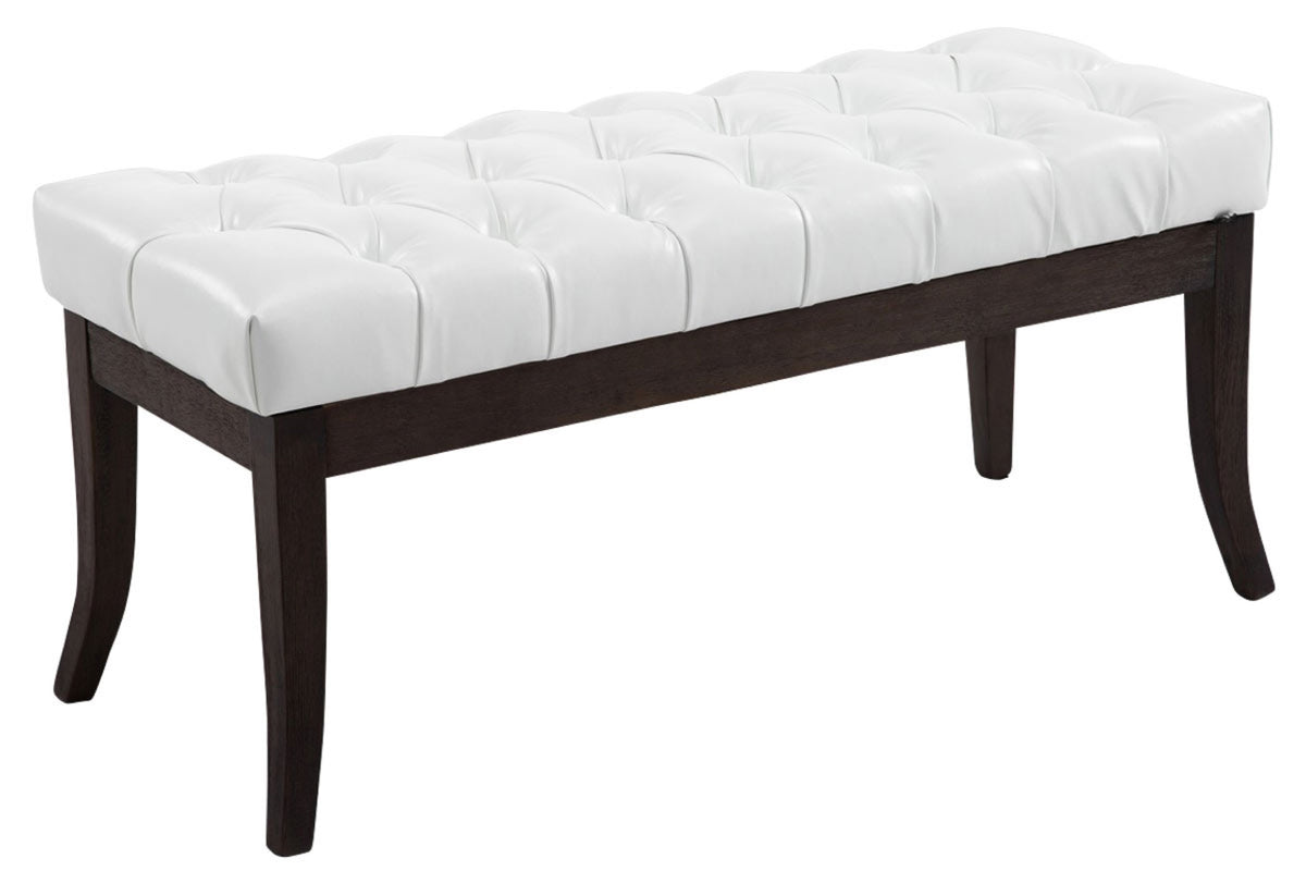 TPFLiving Sitzbank Romeo Kunstleder antik-dunkel 100