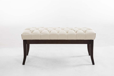TPFLiving Sitzbank Romeo Kunstleder antik-dunkel 100