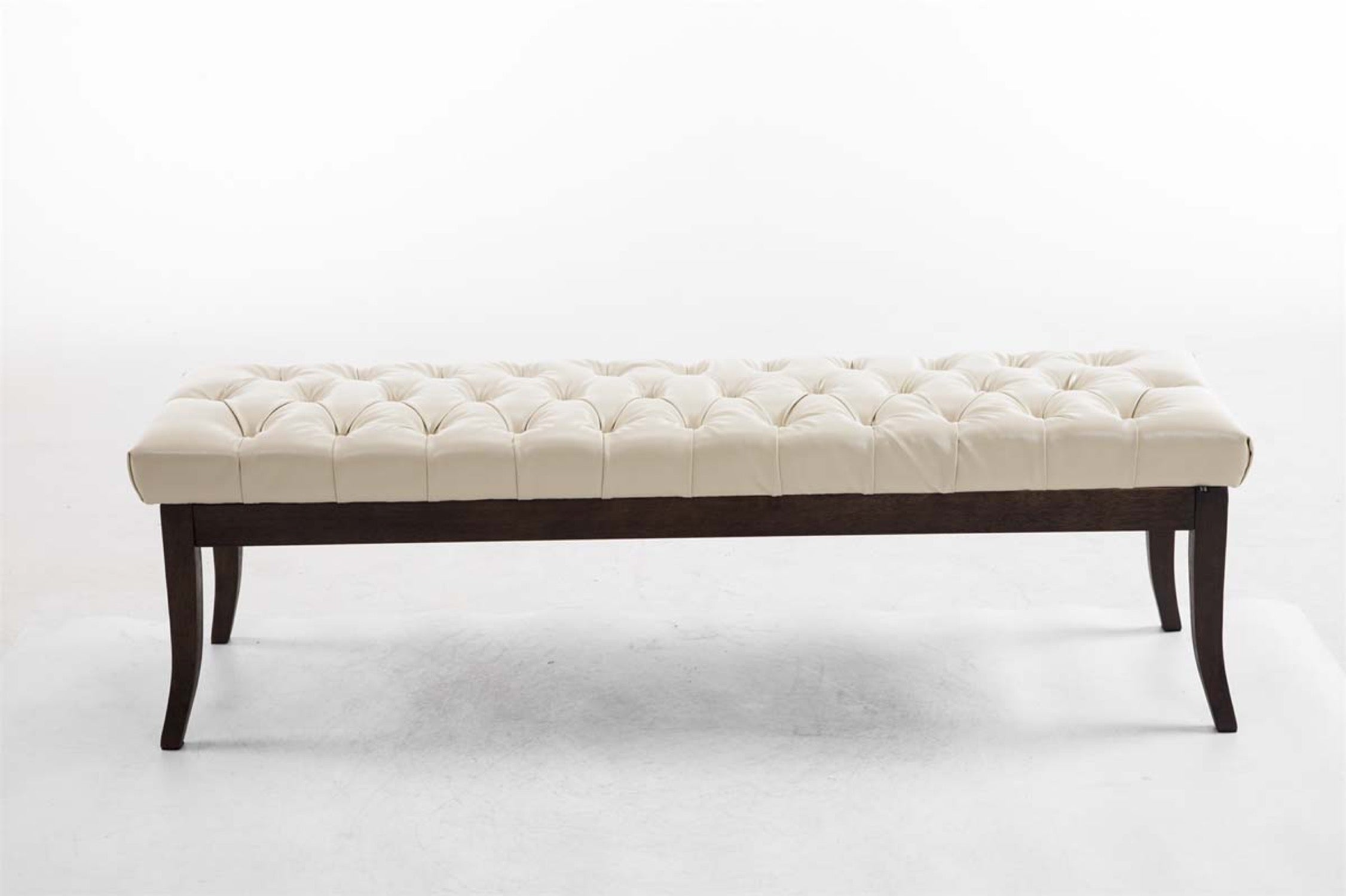 TPFLiving Sitzbank Romeo Kunstleder antik-dunkel 150