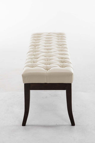 TPFLiving Sitzbank Romeo Kunstleder antik-dunkel 150