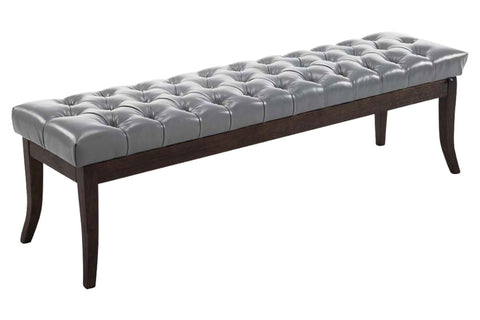 TPFLiving Sitzbank Romeo Kunstleder antik-dunkel 150