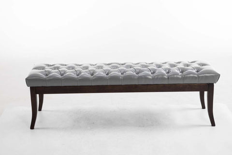 TPFLiving Sitzbank Romeo Kunstleder antik-dunkel 150
