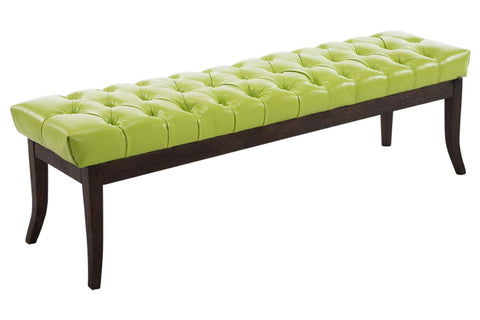 TPFLiving Sitzbank Romeo Kunstleder antik-dunkel 150