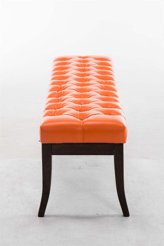 TPFLiving Sitzbank Romeo Kunstleder antik-dunkel 150