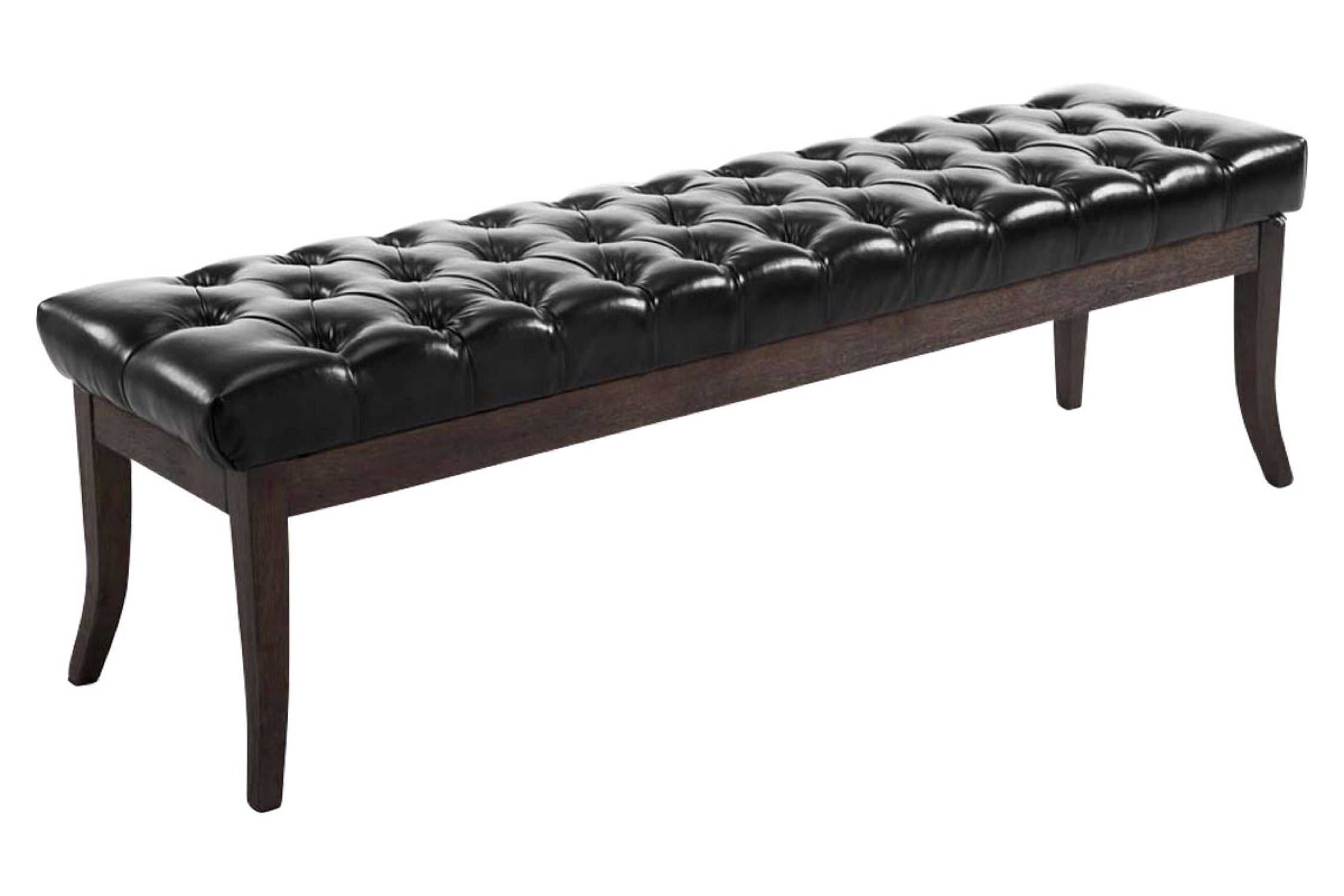 TPFLiving Sitzbank Romeo Kunstleder antik-dunkel 150