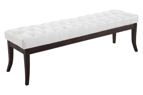 TPFLiving Sitzbank Romeo Kunstleder antik-dunkel 150