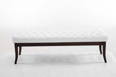 TPFLiving Sitzbank Romeo Kunstleder antik-dunkel 150