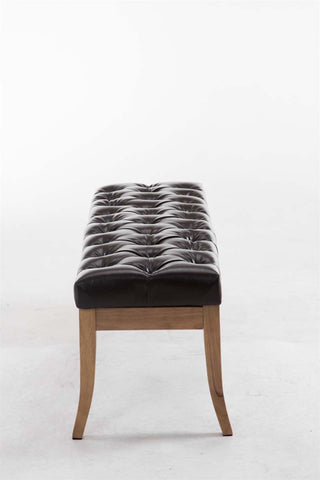 TPFLiving Sitzbank Romeo Kunstleder antik-hell 120