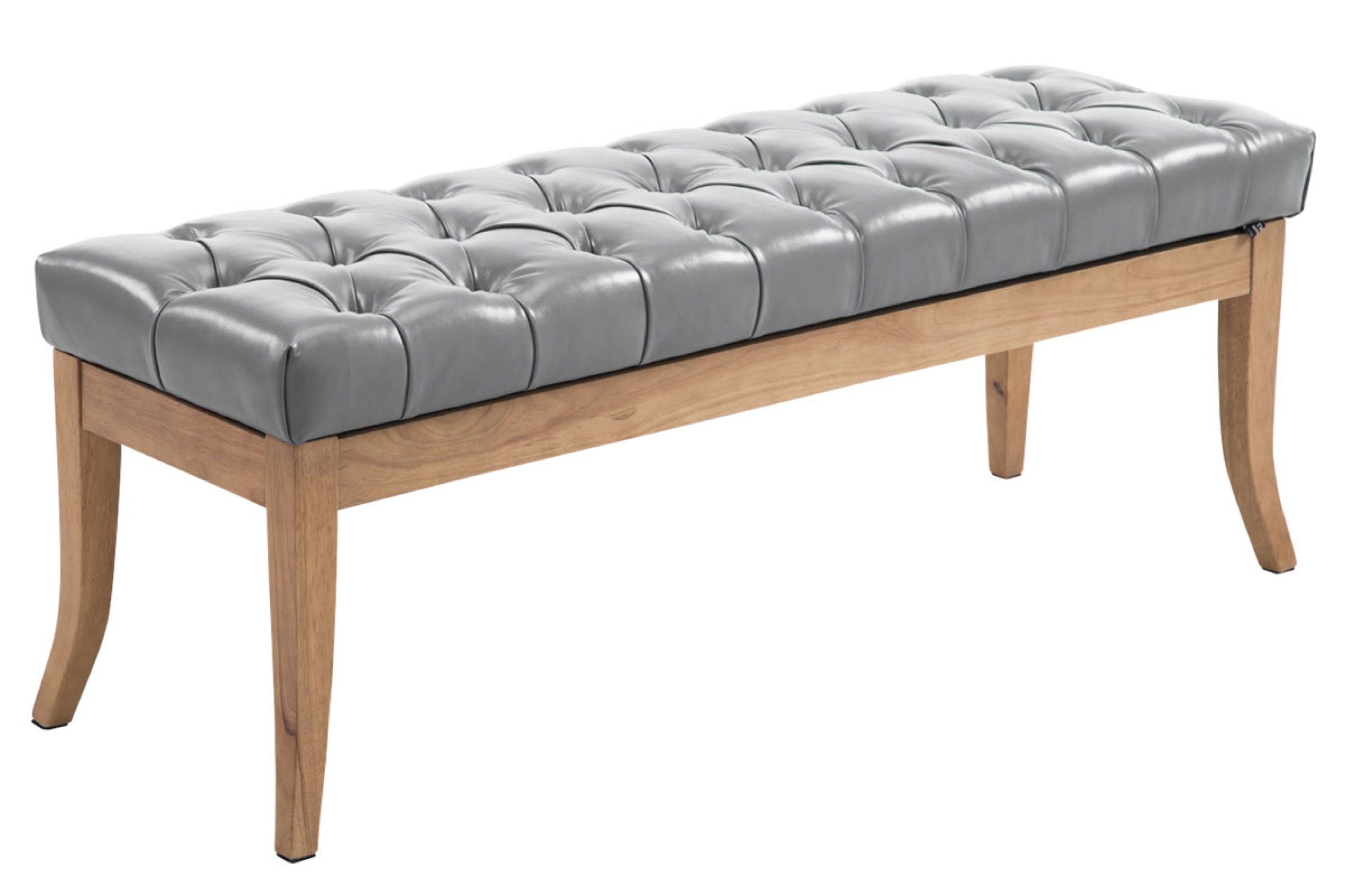 TPFLiving Sitzbank Romeo Kunstleder antik-hell 120