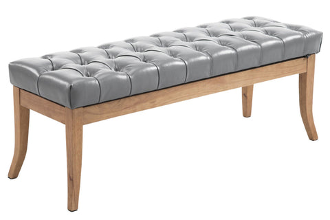 TPFLiving Sitzbank Romeo Kunstleder antik-hell 120