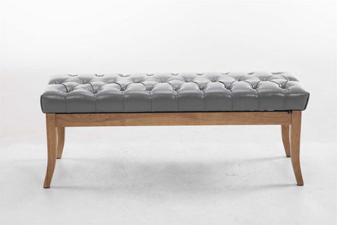 TPFLiving Sitzbank Romeo Kunstleder antik-hell 120
