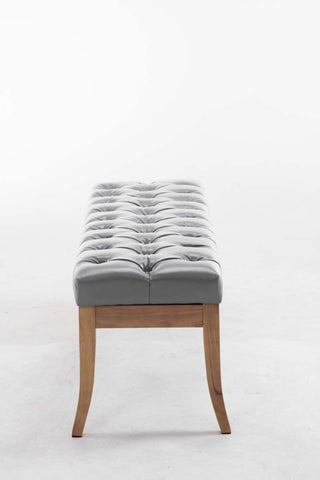 TPFLiving Sitzbank Romeo Kunstleder antik-hell 120