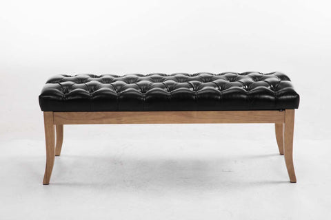 TPFLiving Sitzbank Romeo Kunstleder antik-hell 120