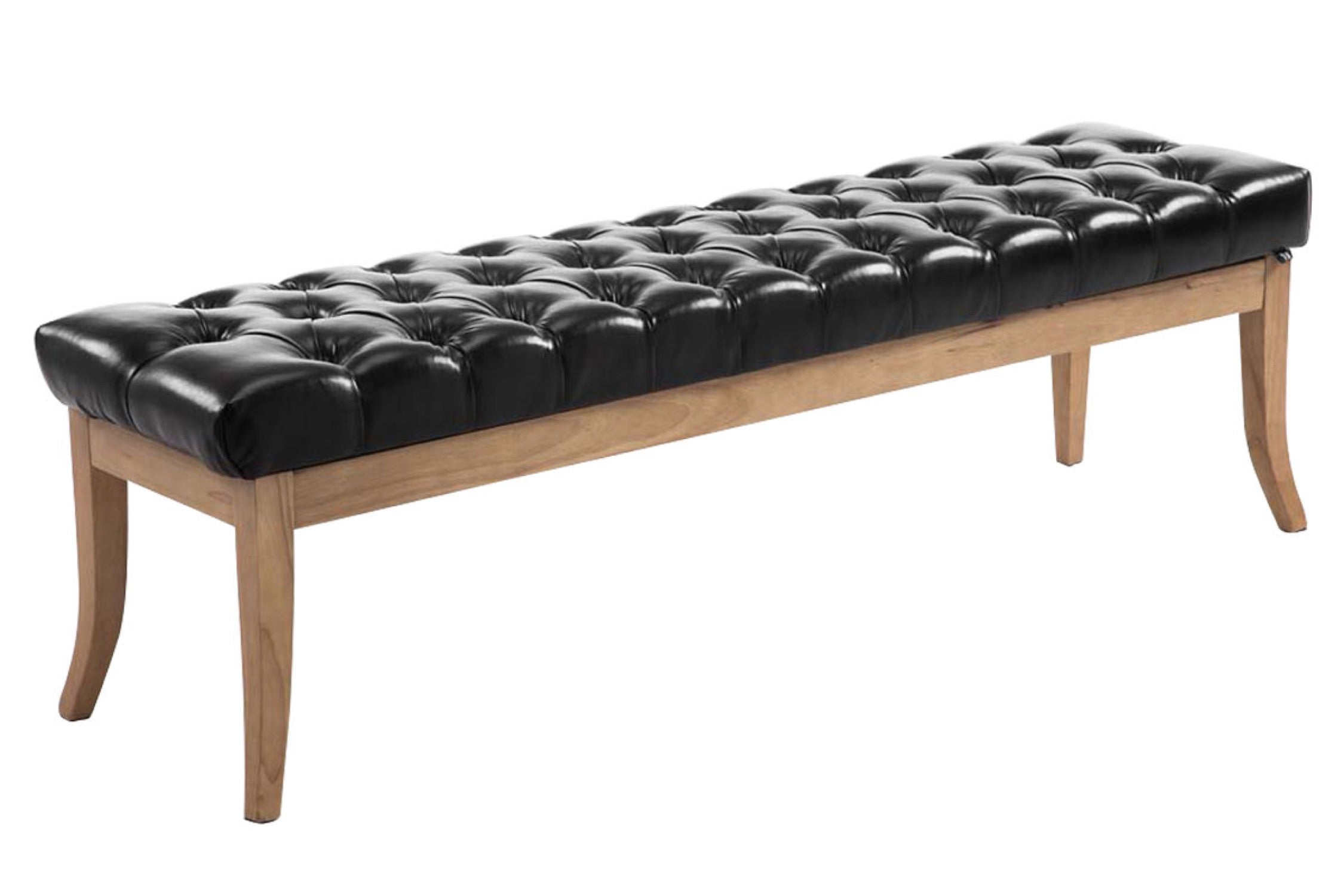 TPFLiving Sitzbank Romeo Kunstleder antik-hell 150