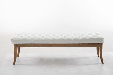 TPFLiving Sitzbank Romeo Kunstleder antik-hell 150
