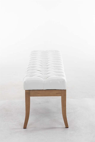 TPFLiving Sitzbank Romeo Kunstleder antik-hell 150
