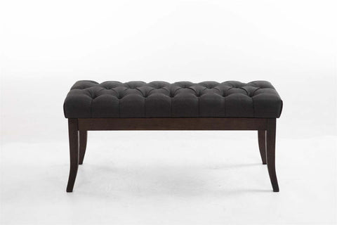 TPFLiving Sitzbank Romeo Stoff antik-dunkel 100