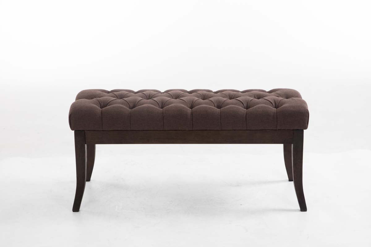 TPFLiving Sitzbank Romeo Stoff antik-dunkel 100