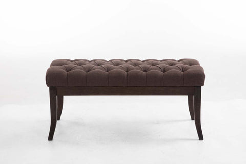 TPFLiving Sitzbank Romeo Stoff antik-dunkel 100