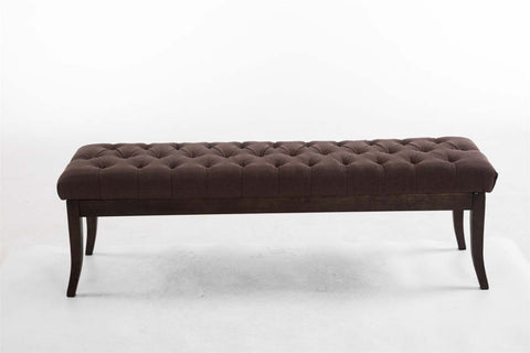 TPFLiving Sitzbank Romeo Stoff antik-dunkel 150