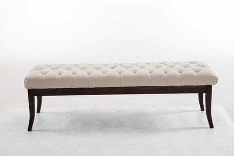 TPFLiving Sitzbank Romeo Stoff antik-dunkel 150