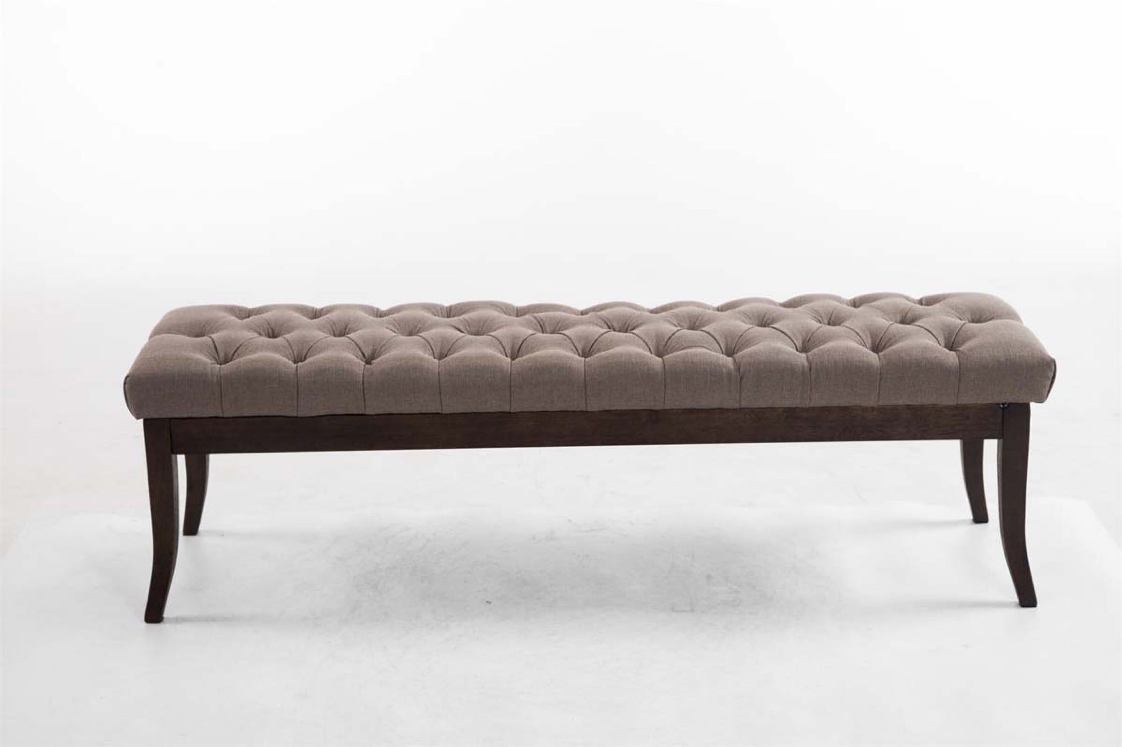 TPFLiving Sitzbank Romeo Stoff antik-dunkel 150