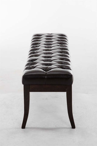 TPFLiving Sitzbank Romeo Kunstleder antik-dunkel 150