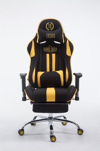 TPFLiving Racing Bürostuhl Limitless-2 Stoff mit Fußablage