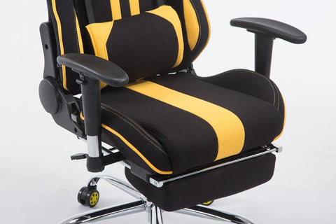 TPFLiving Racing Bürostuhl Limitless-2 Stoff mit Fußablage