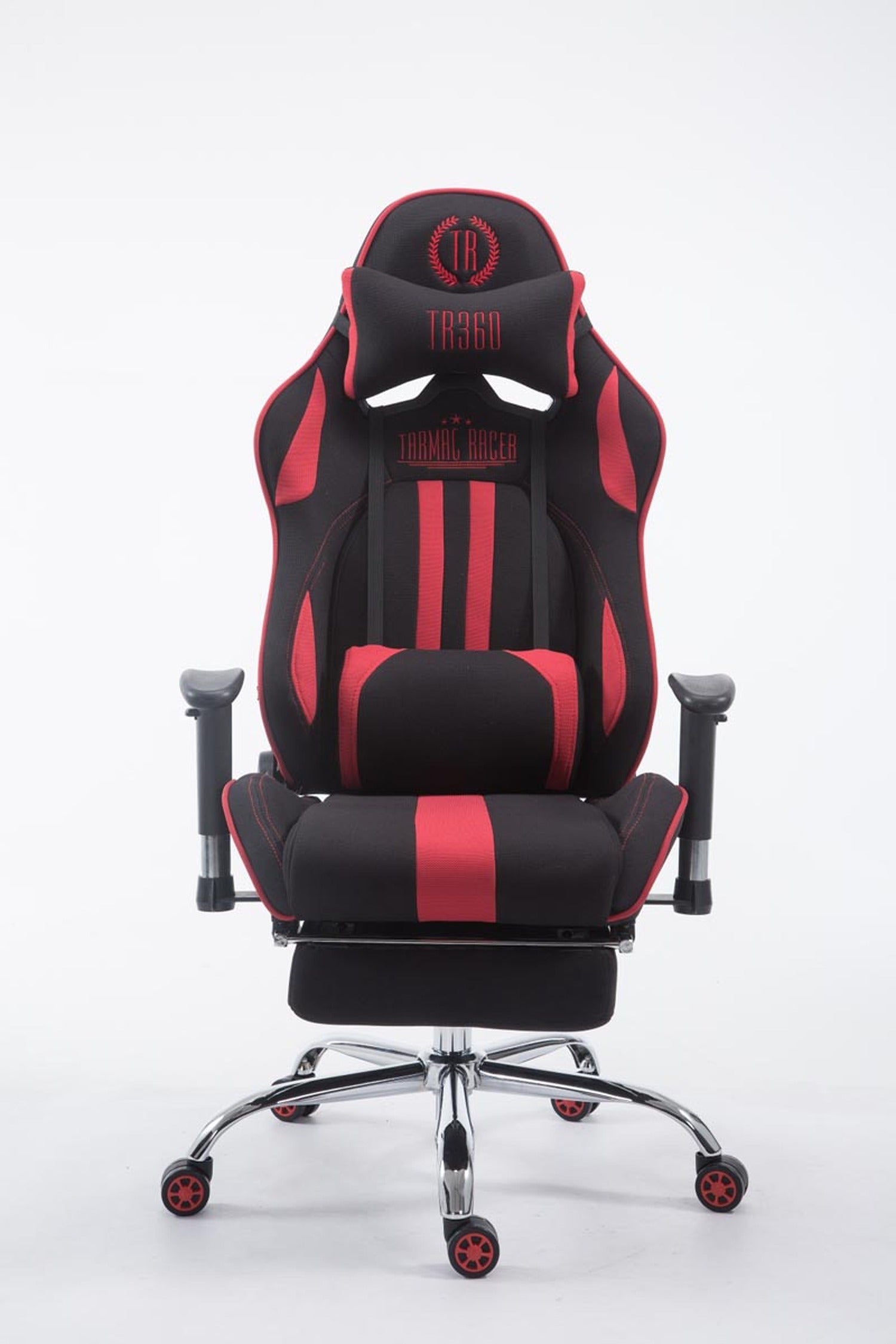 TPFLiving Racing Bürostuhl Limitless-2 Stoff mit Fußablage