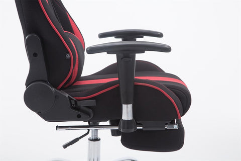 TPFLiving Racing Bürostuhl Limitless-2 Stoff mit Fußablage