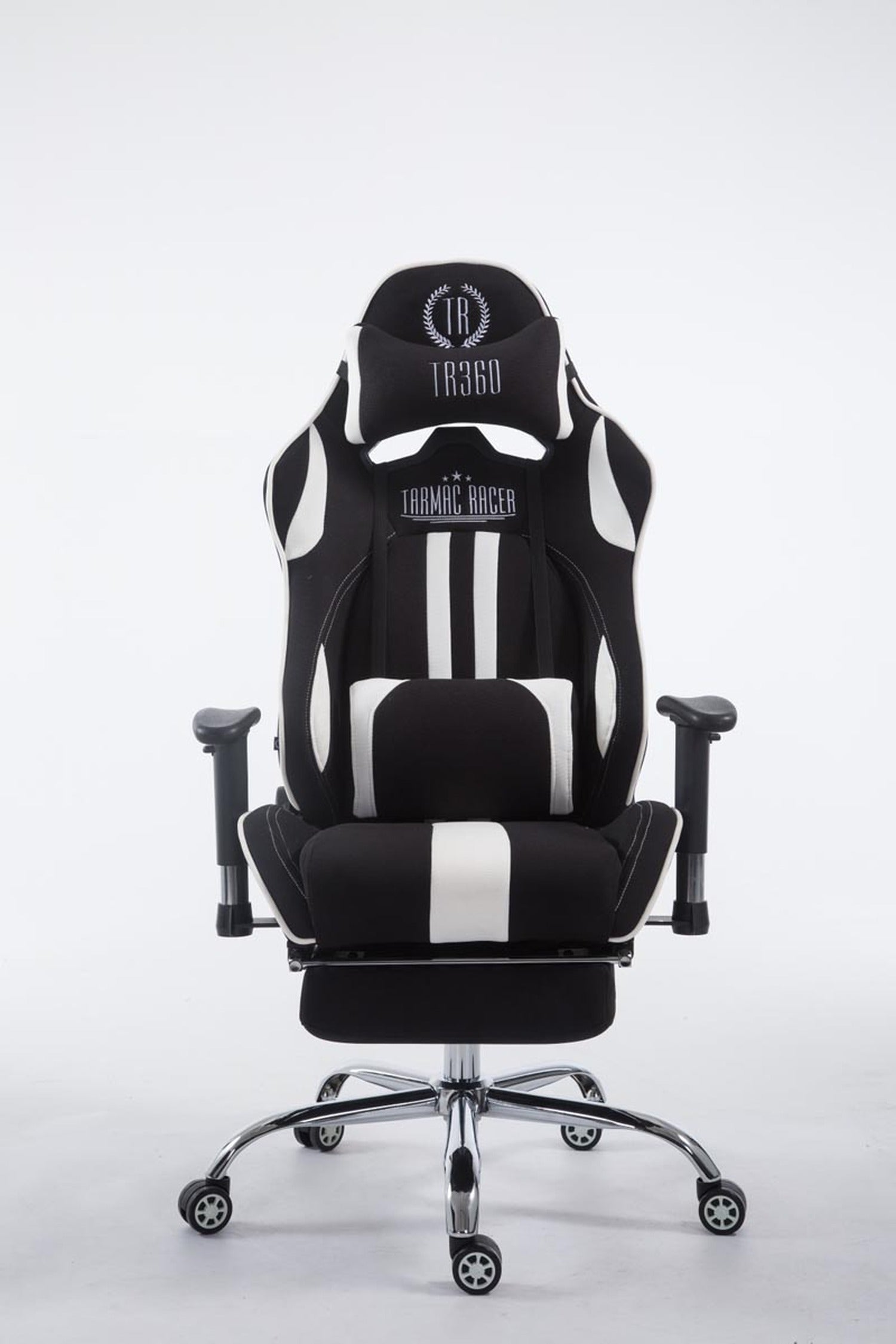 TPFLiving Racing Bürostuhl Limitless-2 Stoff mit Fußablage