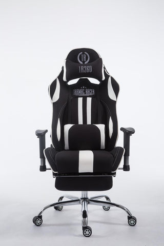 TPFLiving Racing Bürostuhl Limitless-2 Stoff mit Fußablage
