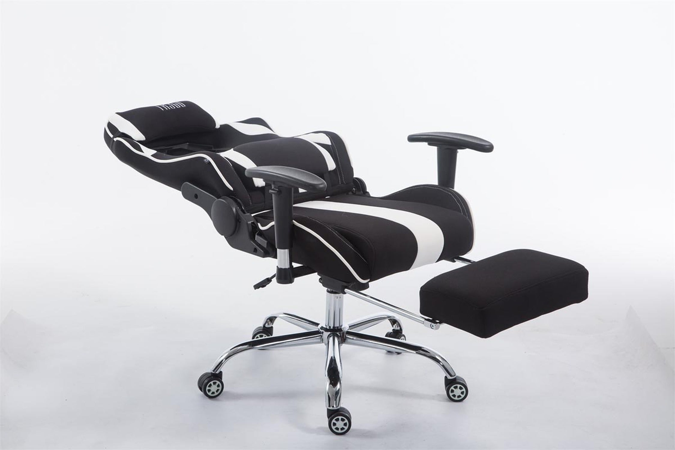 TPFLiving Racing Bürostuhl Limitless-2 Stoff mit Fußablage