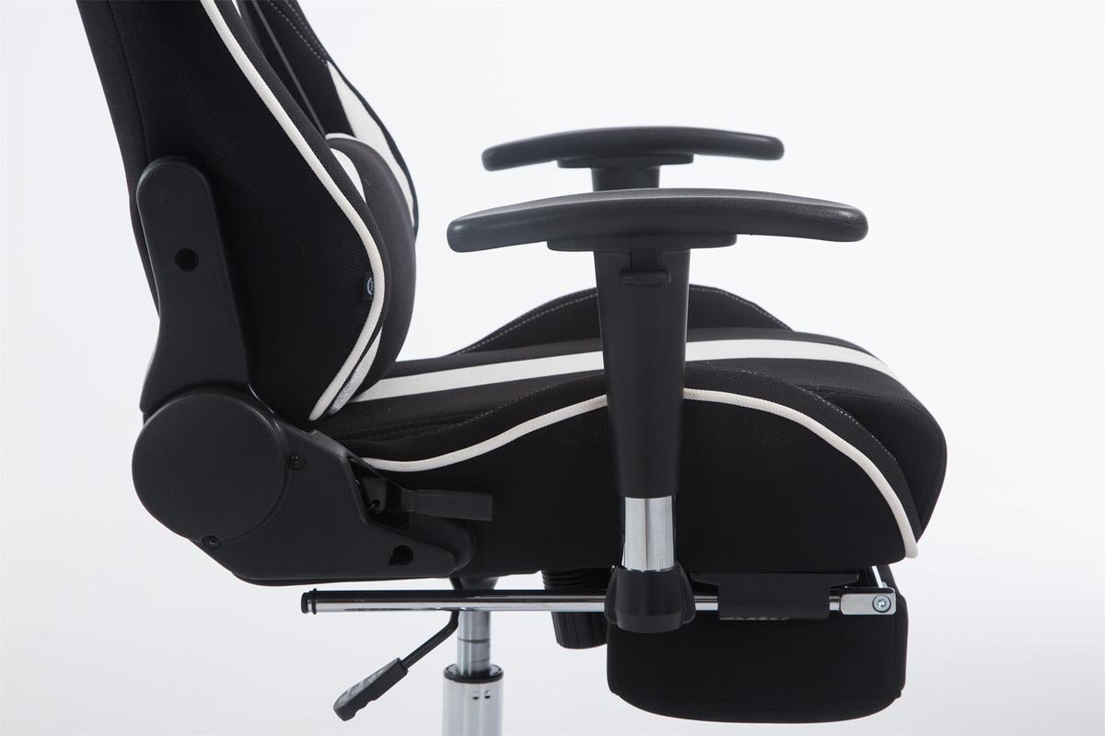 TPFLiving Racing Bürostuhl Limitless-2 Stoff mit Fußablage