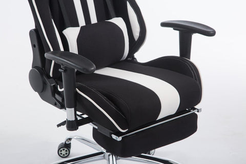 TPFLiving Racing Bürostuhl Limitless-2 Stoff mit Fußablage