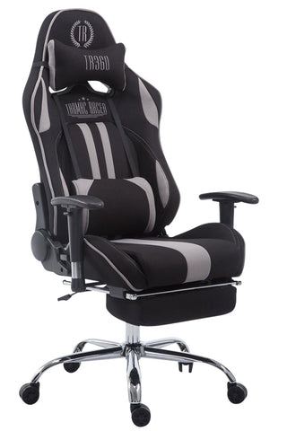 TPFLiving Racing Bürostuhl Limitless-2 Stoff mit Fußablage
