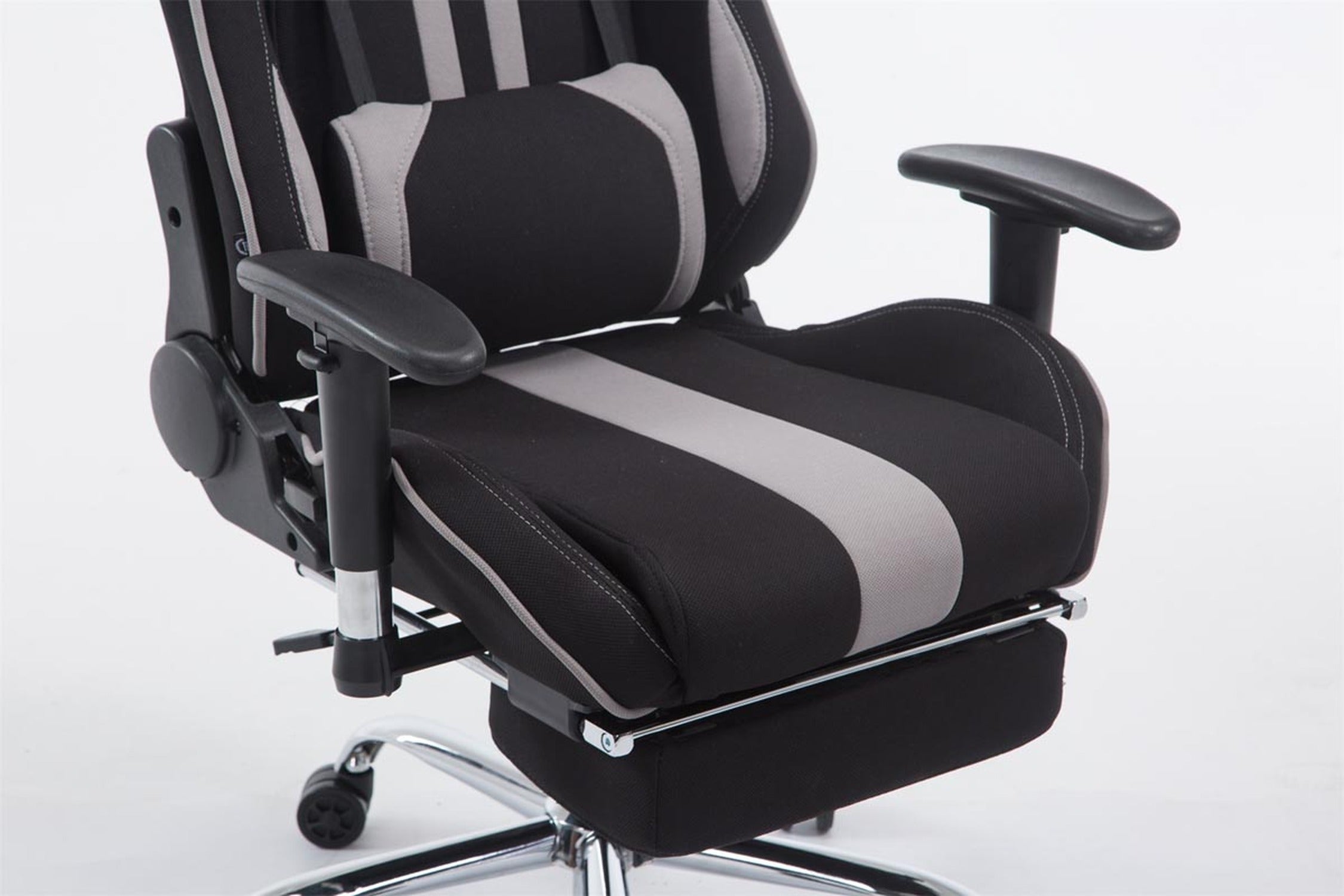 TPFLiving Racing Bürostuhl Limitless-2 Stoff mit Fußablage