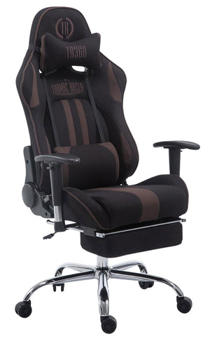 TPFLiving Racing Bürostuhl Limitless-2 Stoff mit Fußablage