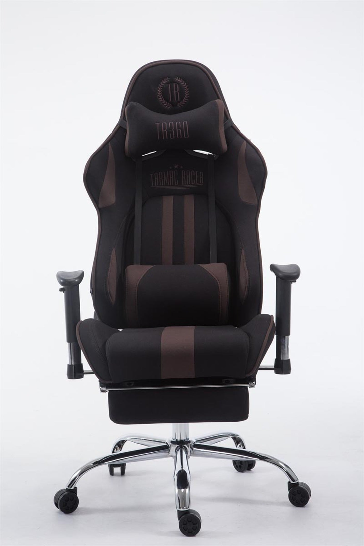 TPFLiving Racing Bürostuhl Limitless-2 Stoff mit Fußablage