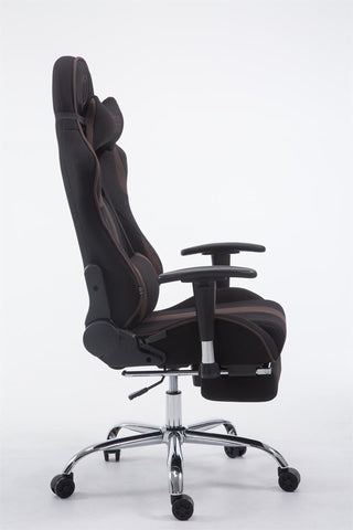 TPFLiving Racing Bürostuhl Limitless-2 Stoff mit Fußablage
