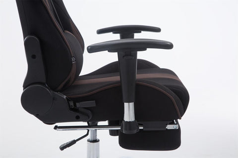 TPFLiving Racing Bürostuhl Limitless-2 Stoff mit Fußablage