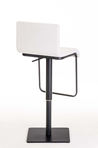 TPFLiving bar stool Lima frame black fabric