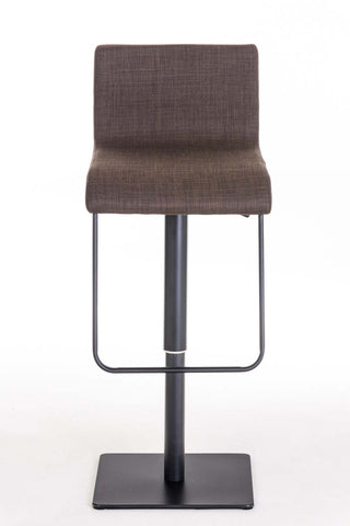 TPFLiving bar stool Lima frame black fabric