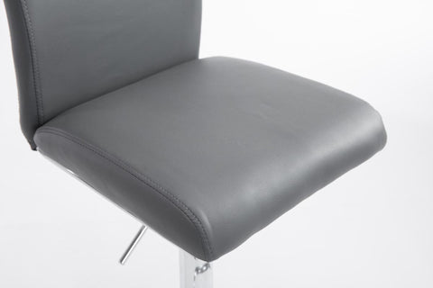 TPFLiving Barhocker Kölle Gestell Metall in Chromoptik Kunstleder