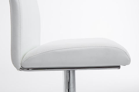 TPFLiving Barhocker Kölle Gestell Metall in Chromoptik Kunstleder